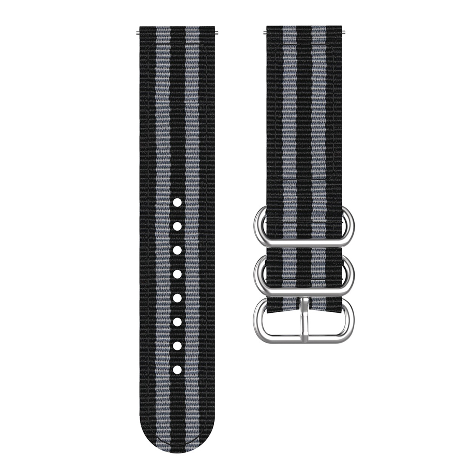 Bakeey-Three-ring-Canvas-Replacement-Strap-Smart-Watch-Band-For-Garmin-Venu-SQ-1806550-30