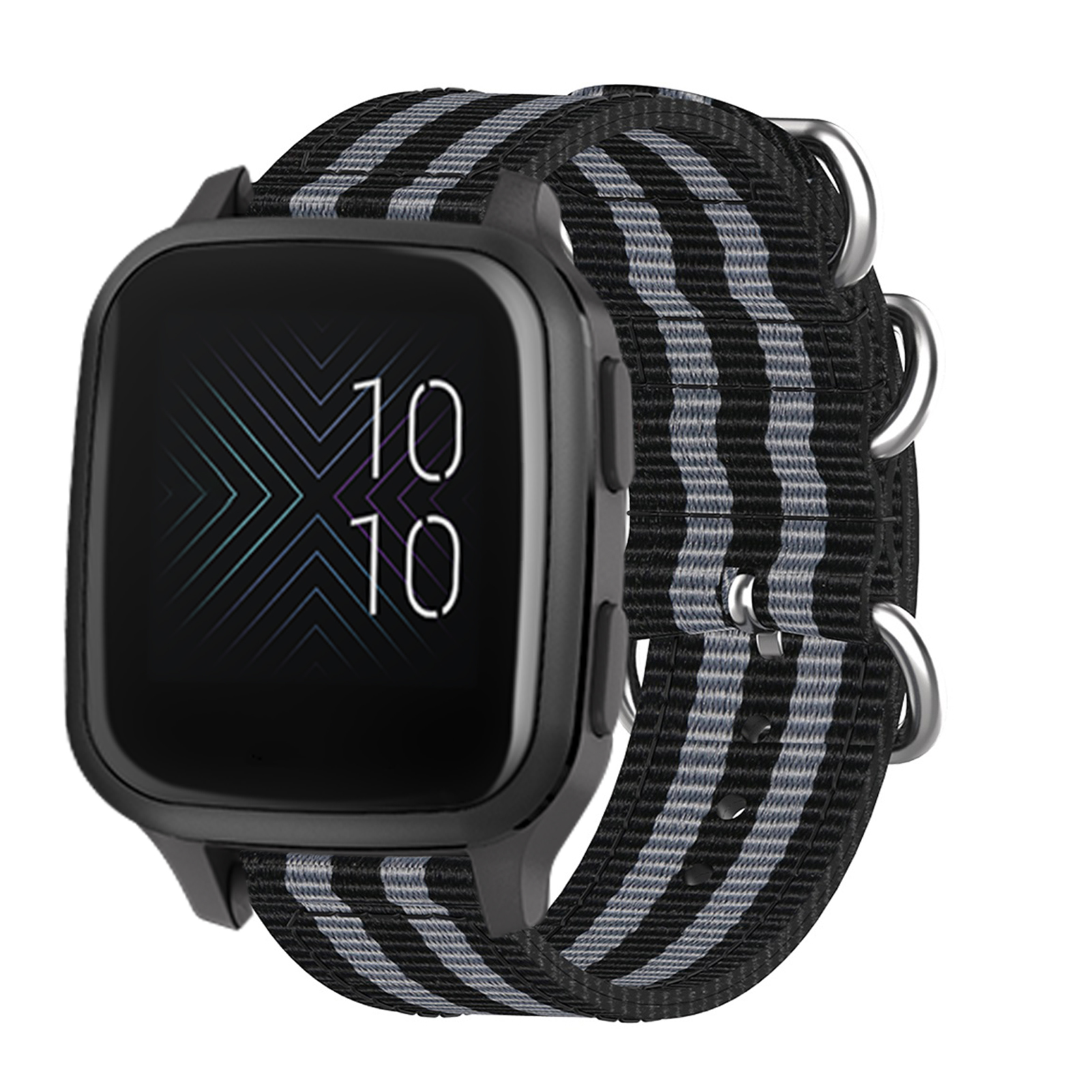 Bakeey-Three-ring-Canvas-Replacement-Strap-Smart-Watch-Band-For-Garmin-Venu-SQ-1806550-31