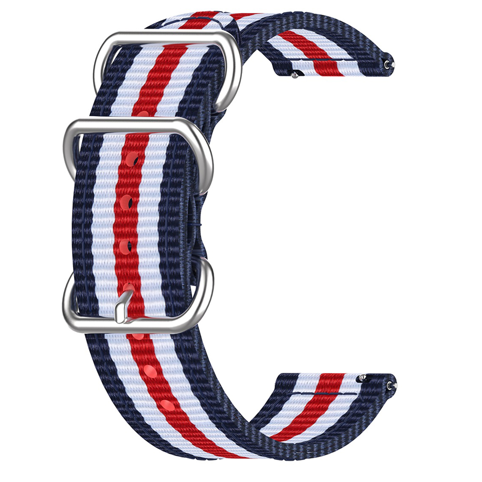 Bakeey-Three-ring-Canvas-Replacement-Strap-Smart-Watch-Band-For-Garmin-Venu-SQ-1806550-32