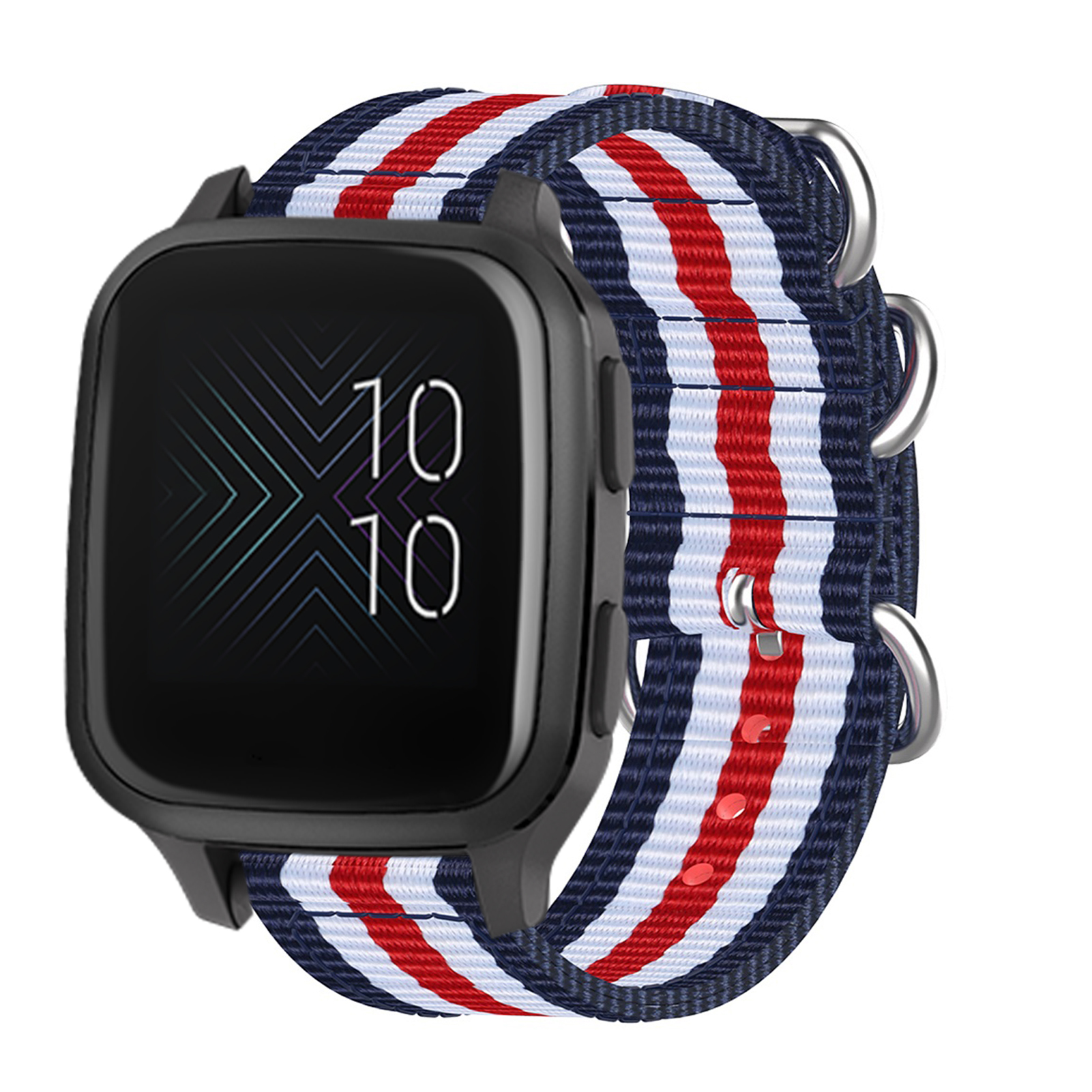 Bakeey-Three-ring-Canvas-Replacement-Strap-Smart-Watch-Band-For-Garmin-Venu-SQ-1806550-33