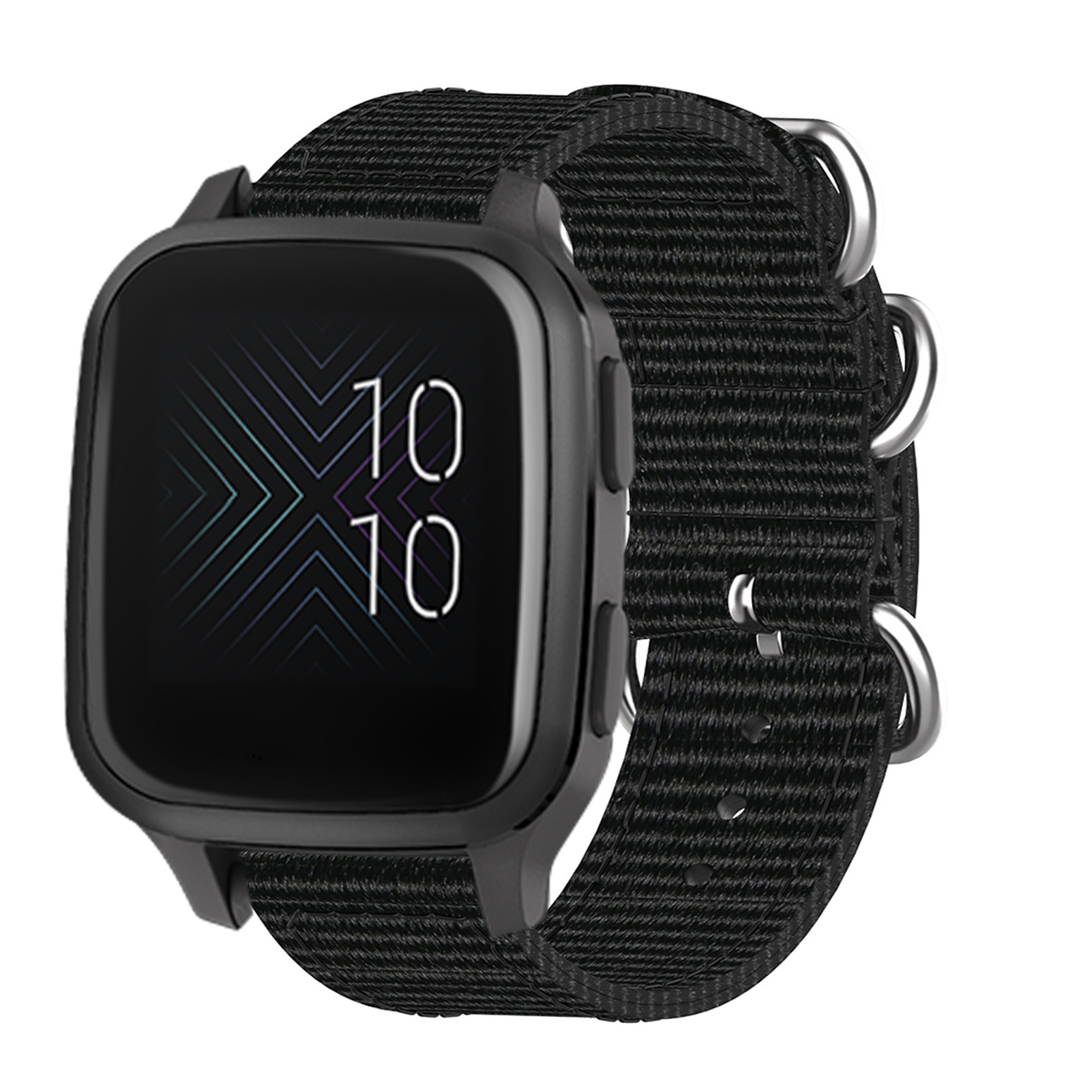 Bakeey-Three-ring-Canvas-Replacement-Strap-Smart-Watch-Band-For-Garmin-Venu-SQ-1806550-7
