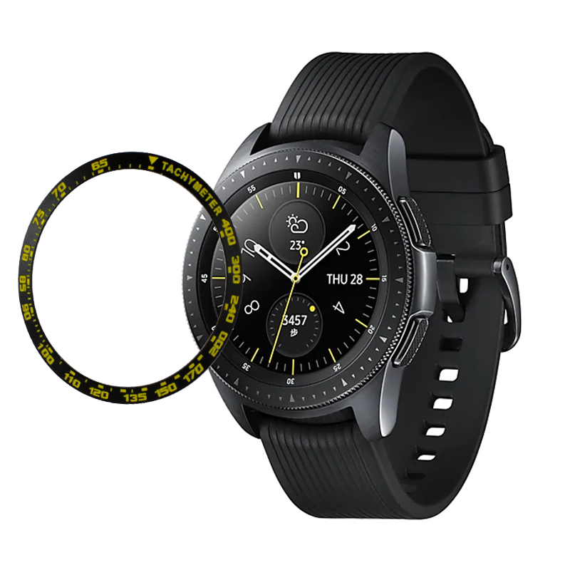 Bakeey-Time--Speed-Tachymeter-Scale-Metal-Outer-Edge-Cover-Watch-Bezel-Ring-Dial-for-Samsung-Galaxy--1737625-3