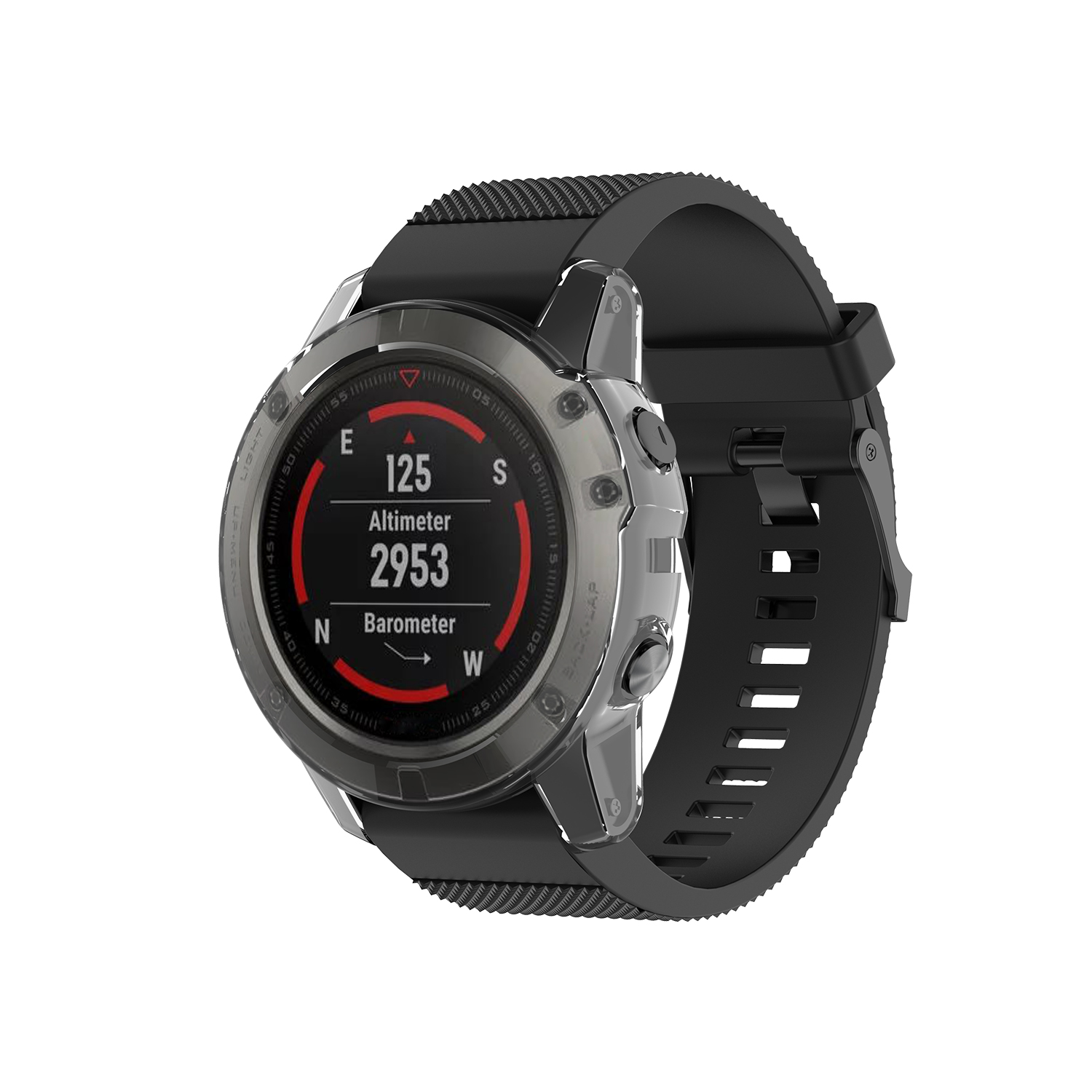 Bakeey-Translucent-Non-Yellow-Soft-TPU-Shockproof-Watch-Case-Cover-for-Garmin-Fenix-5X-1753358-11