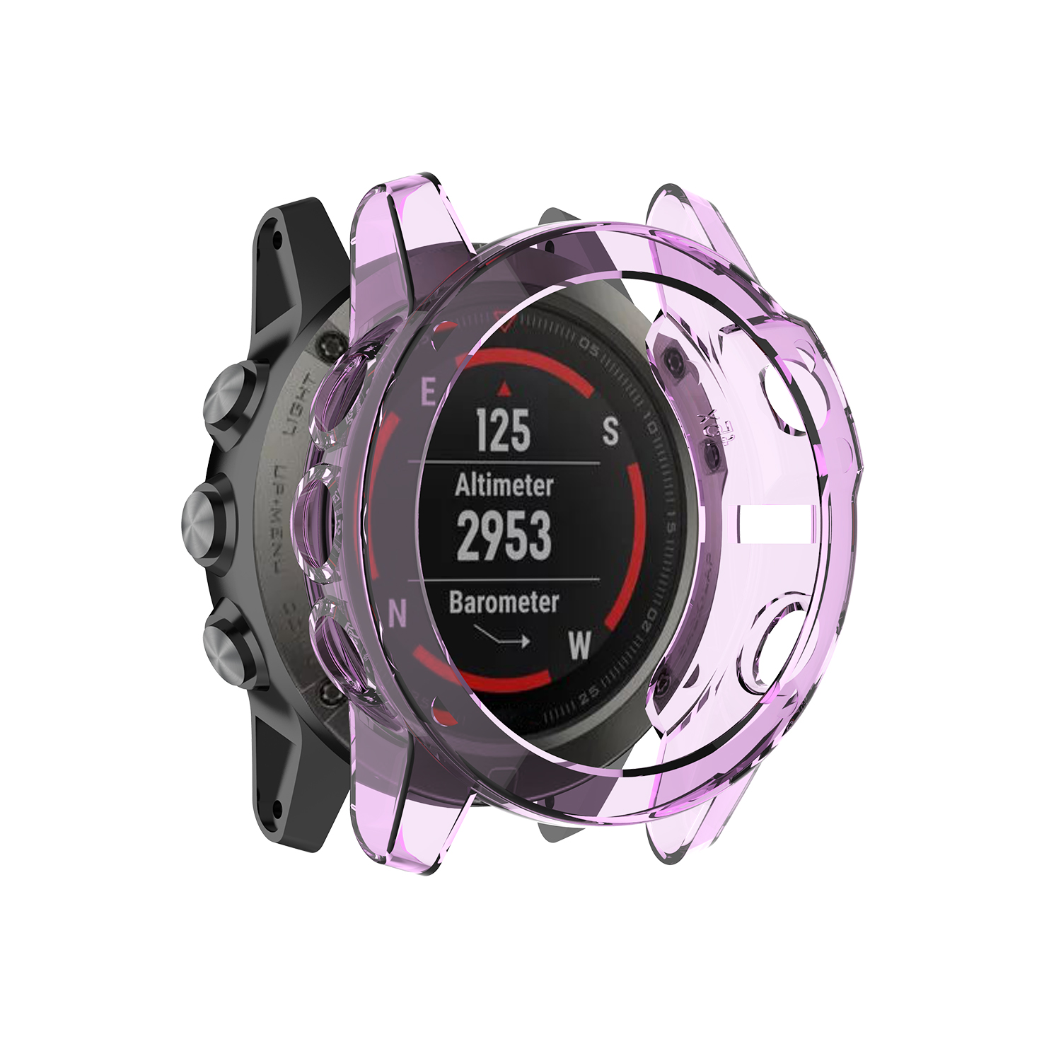 Bakeey-Translucent-Non-Yellow-Soft-TPU-Shockproof-Watch-Case-Cover-for-Garmin-Fenix-5X-1753358-16