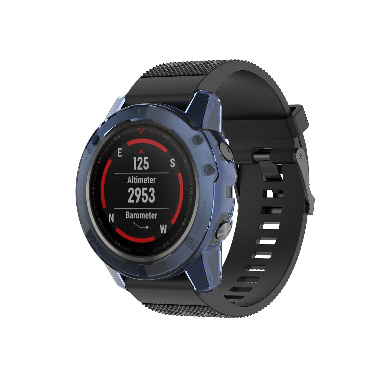 Bakeey-Translucent-Non-Yellow-Soft-TPU-Shockproof-Watch-Case-Cover-for-Garmin-Fenix-5X-1753358-8