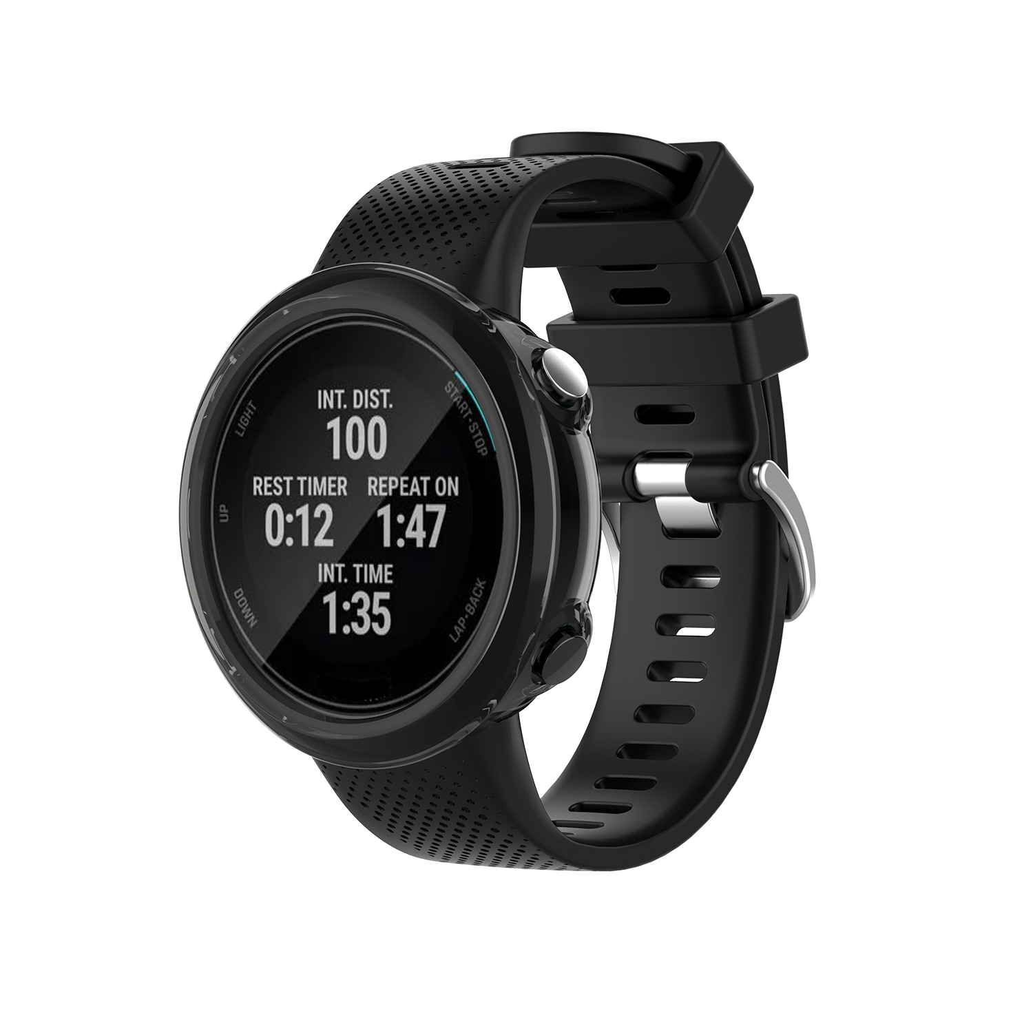 Bakeey-Transparent-Anti-Fall-Watch-Case-Cover-for-Garmin-Swim-2Forerunner-45-Smart-Watch-1742072-12