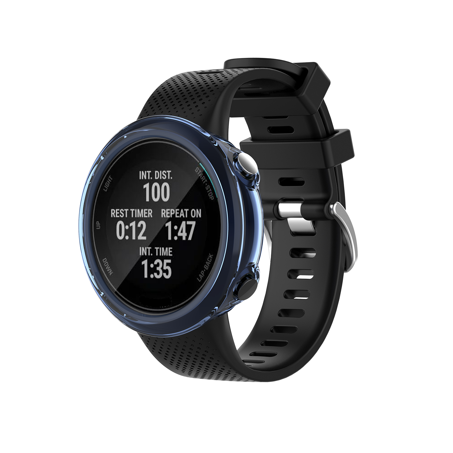 Bakeey-Transparent-Anti-Fall-Watch-Case-Cover-for-Garmin-Swim-2Forerunner-45-Smart-Watch-1742072-15