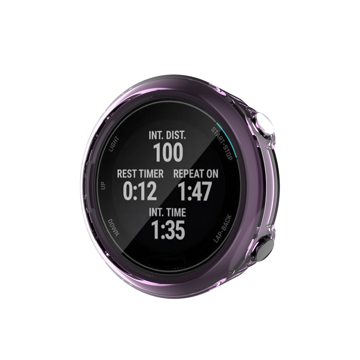 Bakeey-Transparent-Anti-Fall-Watch-Case-Cover-for-Garmin-Swim-2Forerunner-45-Smart-Watch-1742072-17