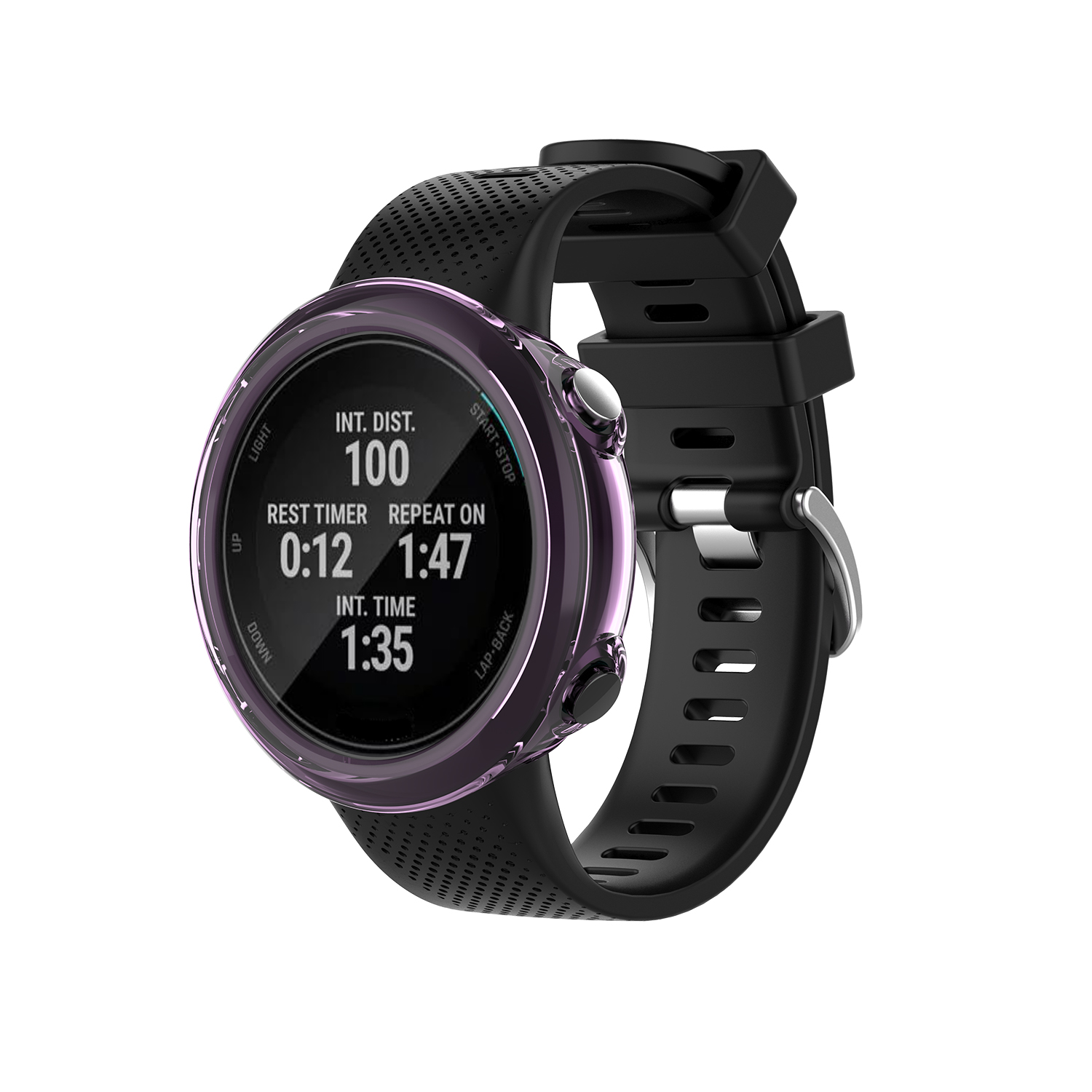 Bakeey-Transparent-Anti-Fall-Watch-Case-Cover-for-Garmin-Swim-2Forerunner-45-Smart-Watch-1742072-18