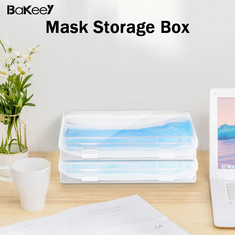 Bakeey-Transparent-Disposable-Face-Mask-Maintenance-Tool-Storage-Box-Small-Items-Watch-Box-Container-1653266-1