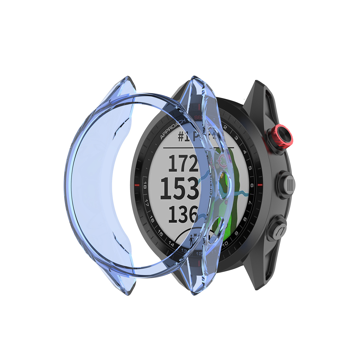 Bakeey-Transparent-TPU-Watch-Case-Protector-Watch-Cover-For-Garmin-Approach-S62-1696300-5