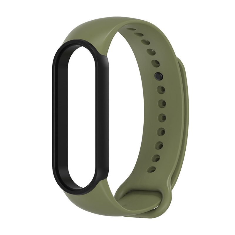 Bakeey-Two-color-TPU-Silicone-Replacement-Strap-Smart-Watch-Band-For-Xiaomi-Mi-Band-5-1786517-13
