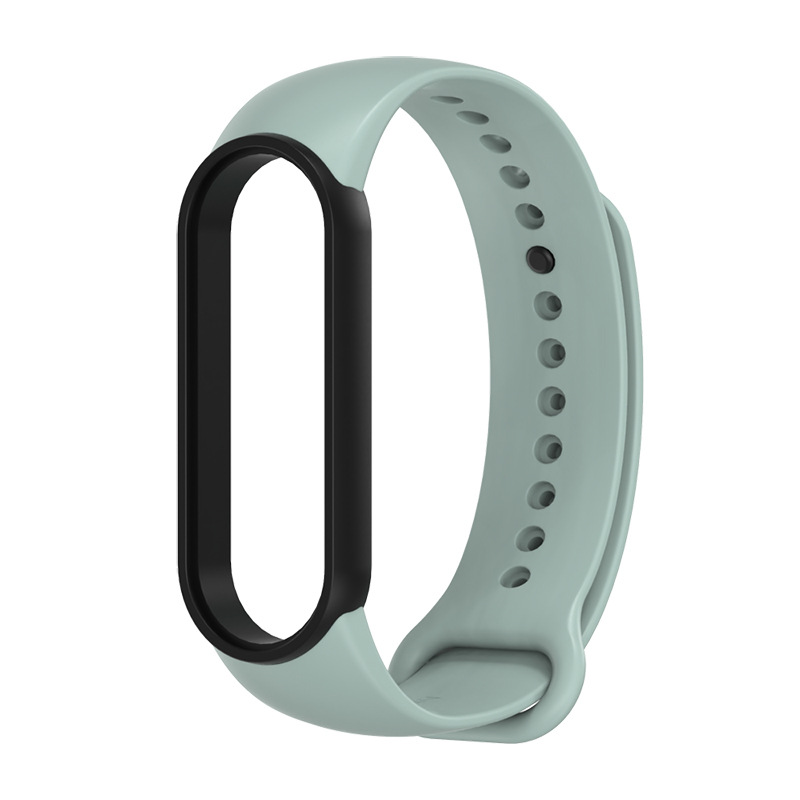 Bakeey-Two-color-TPU-Silicone-Replacement-Strap-Smart-Watch-Band-For-Xiaomi-Mi-Band-5-1786517-4