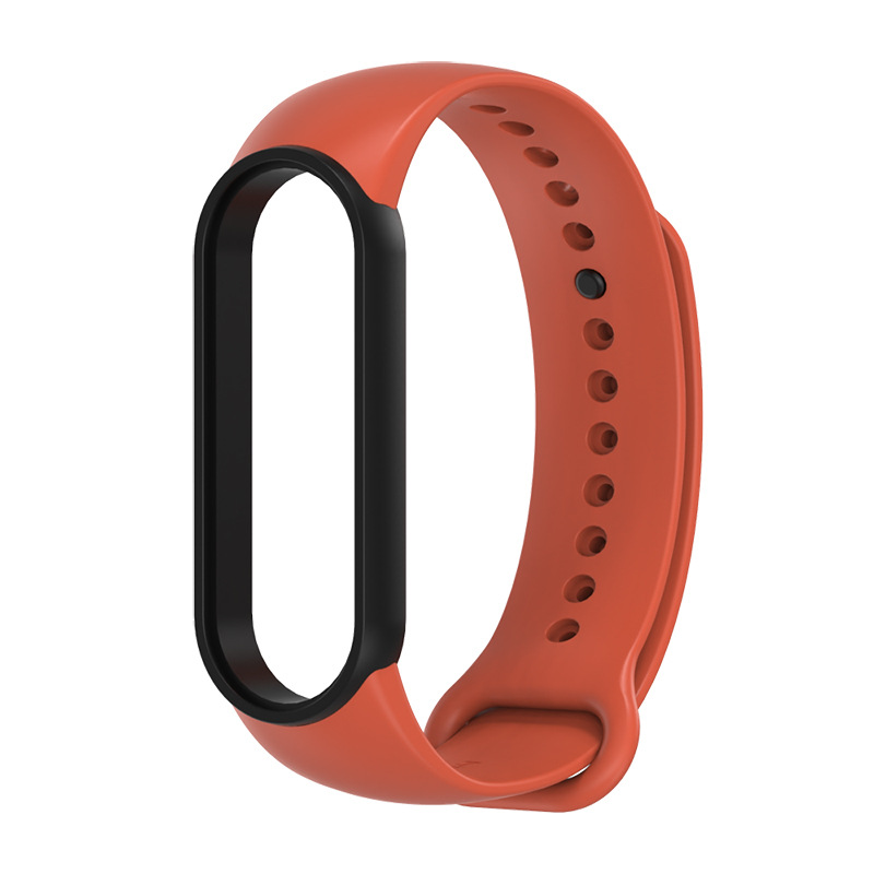 Bakeey-Two-color-TPU-Silicone-Replacement-Strap-Smart-Watch-Band-For-Xiaomi-Mi-Band-5-1786517-6