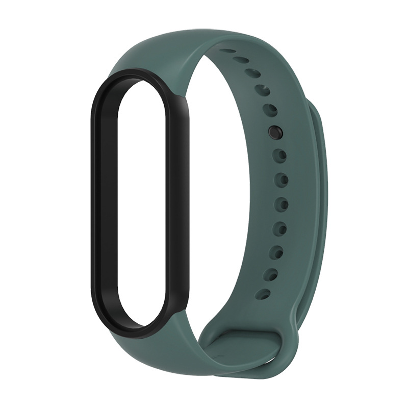 Bakeey-Two-color-TPU-Silicone-Replacement-Strap-Smart-Watch-Band-For-Xiaomi-Mi-Band-5-1786517-9