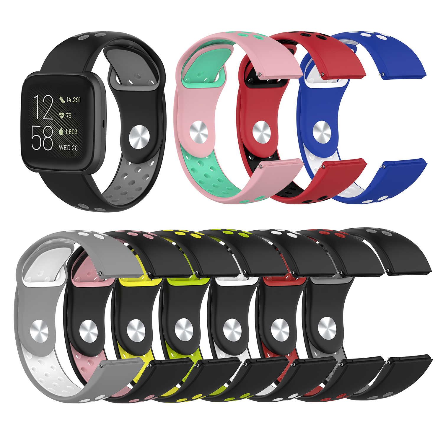 Bakeey-Two-color-breathable-Silicone-Replacement-Strap-Smart-Watch-Band-For-Fitbit-Versa-2-1758357-1