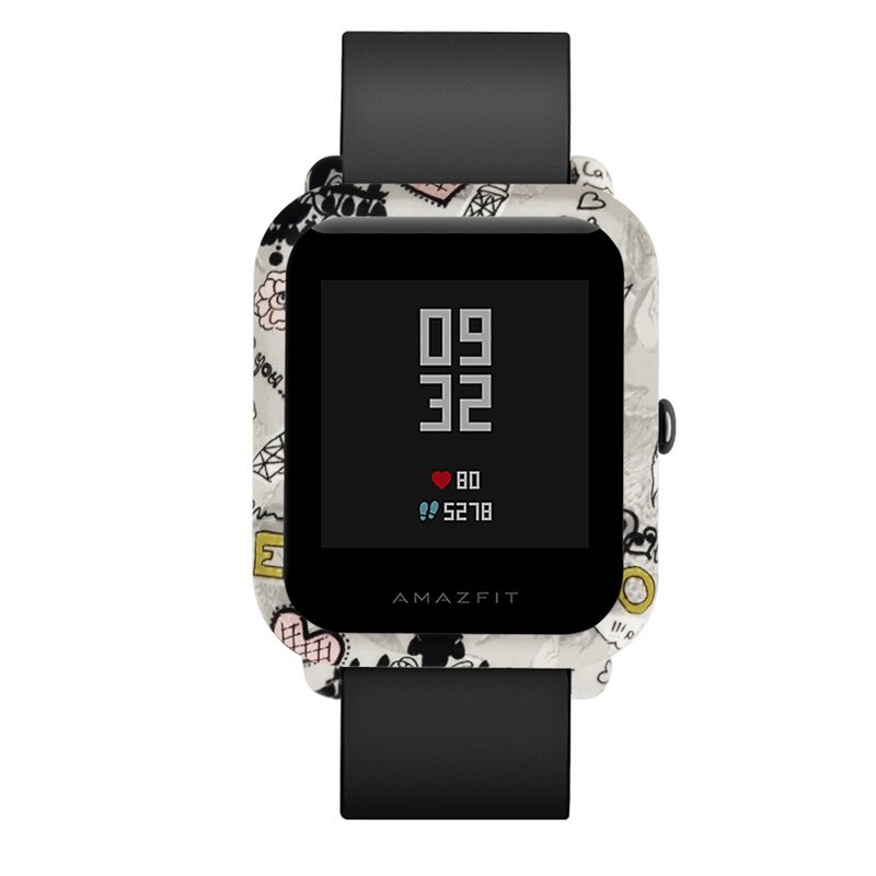 Bakeey-Ultra-Light-Multi-Pattern-Individual-PC-Watch-Case-Watch-Screen-Protector-For-HUAMI-AMAZFIT-1250504-4