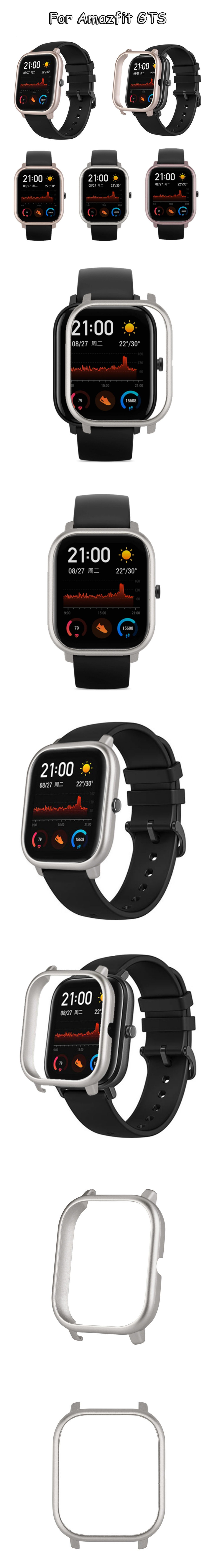 Bakeey-Ultra-Light-Scratch-Resistant-PC-Watch-Case-Cover-Watch-Cover-Screen-Protector-for-Amazfit-GT-1603000-1