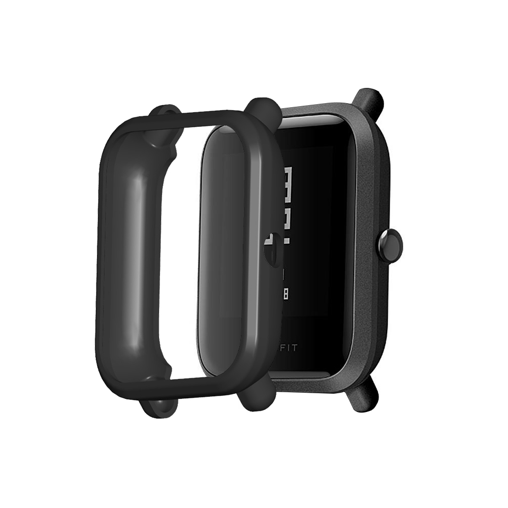 Bakeey-Ultra-Thin-TPU-Soft-Colorful-Watch-Case-for-Amazfit-Bip-S-Smart-Watch-1682429-2