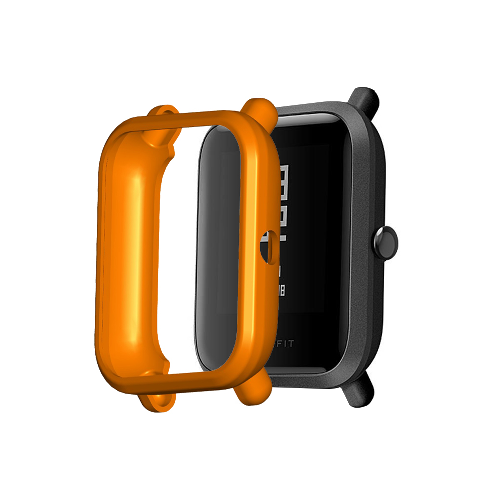 Bakeey-Ultra-Thin-TPU-Soft-Colorful-Watch-Case-for-Amazfit-Bip-S-Smart-Watch-1682429-4