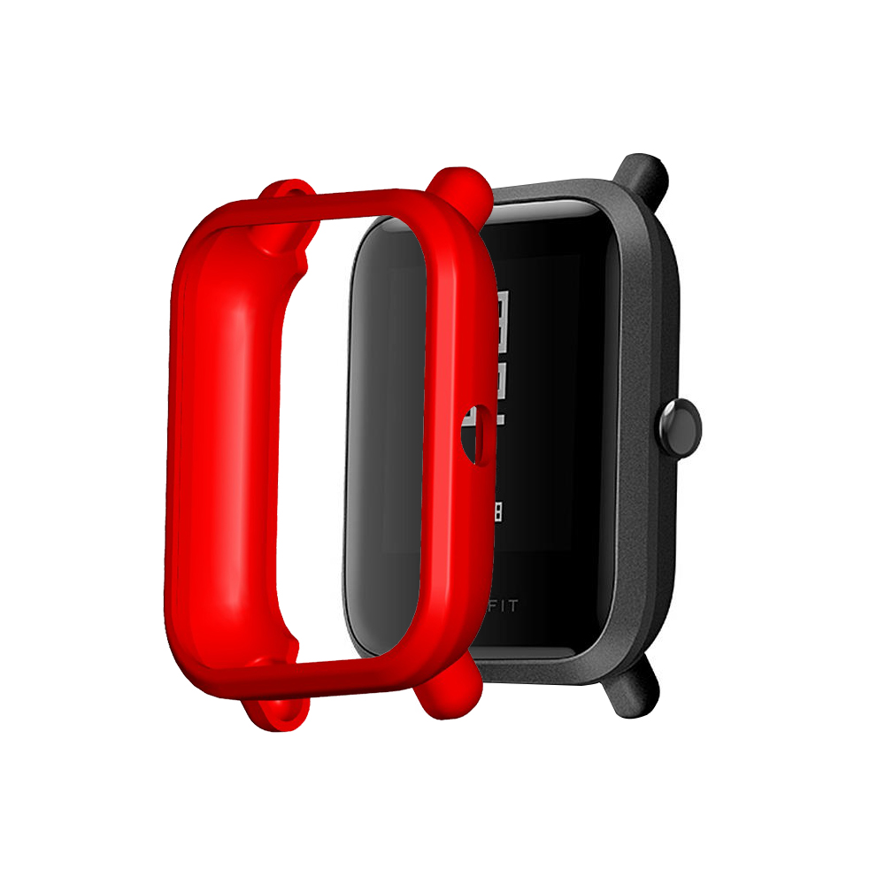 Bakeey-Ultra-Thin-TPU-Soft-Colorful-Watch-Case-for-Amazfit-Bip-S-Smart-Watch-1682429-5
