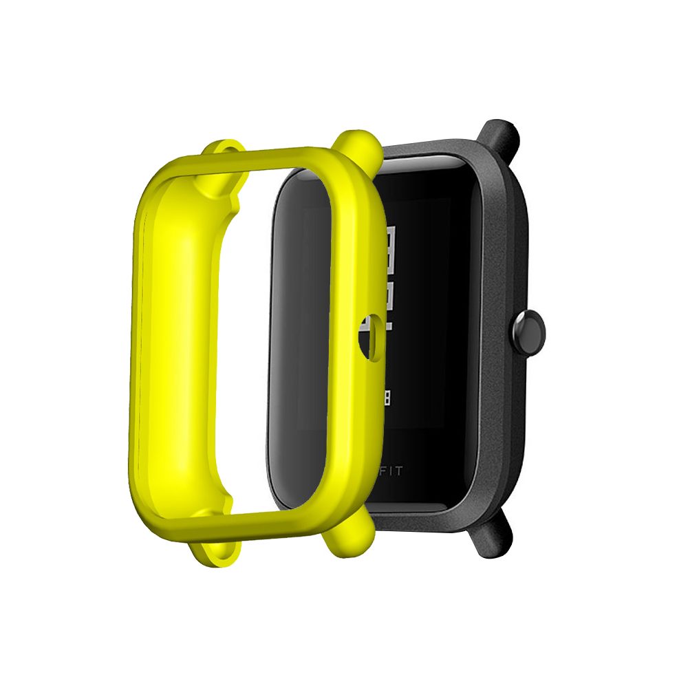 Bakeey-Ultra-Thin-TPU-Soft-Colorful-Watch-Case-for-Amazfit-Bip-S-Smart-Watch-1682429-6