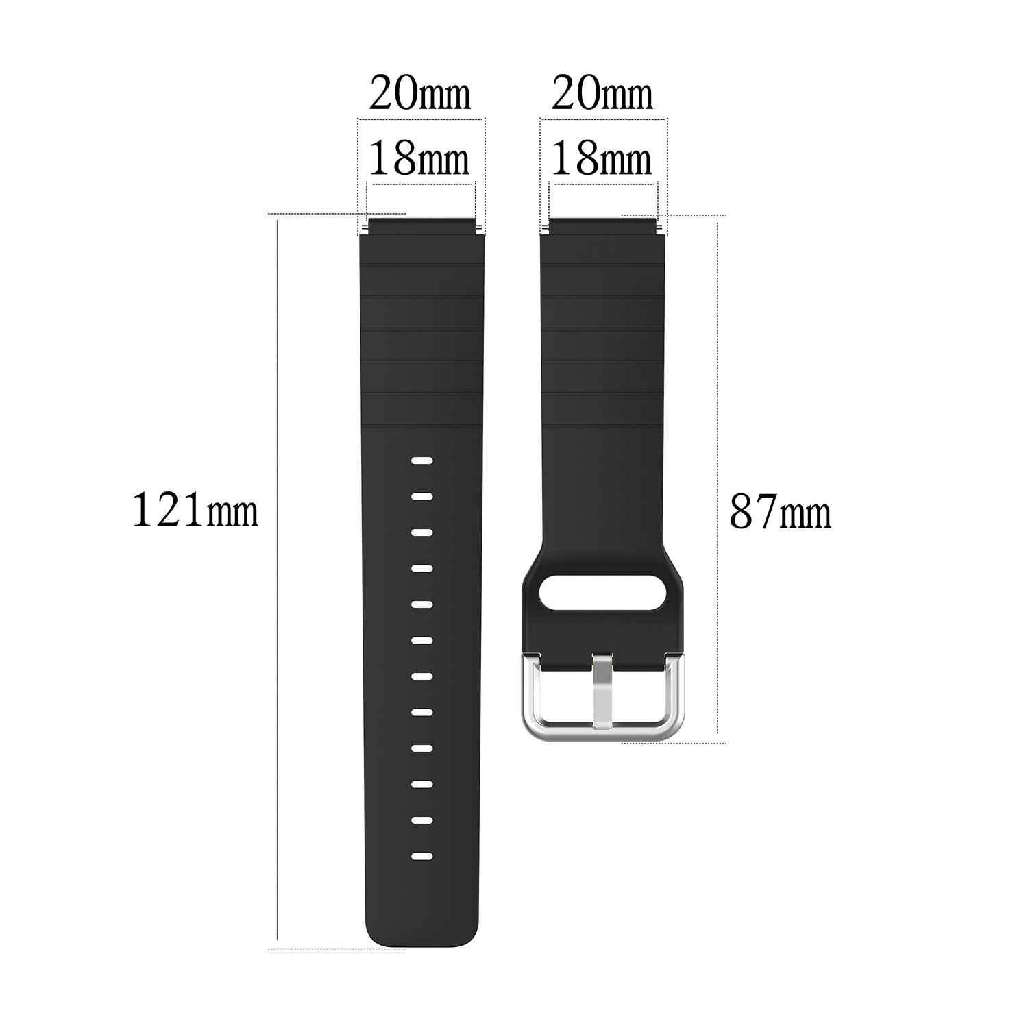 Bakeey-Universal-Silicone-Watch-Band-for-Haylou-LS01-LS02-Smart-Watch-1748755-1