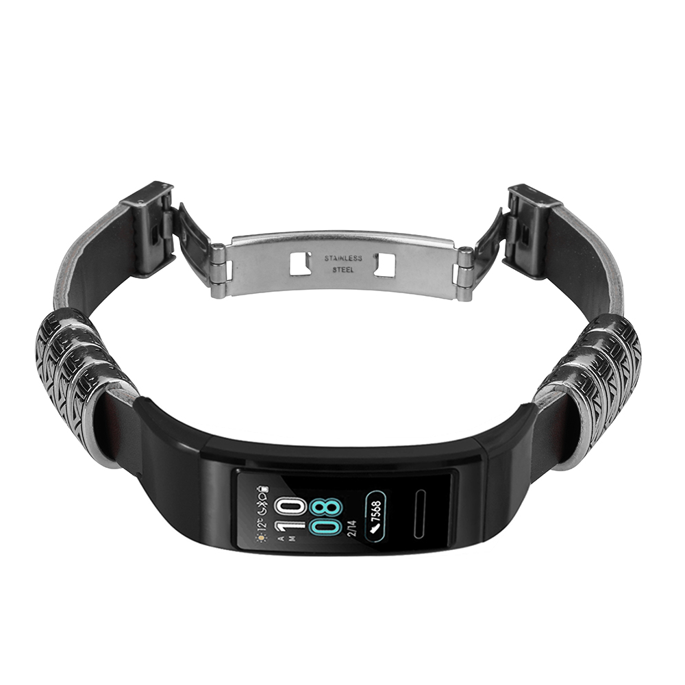 Bakeey-Watch-Band-Retro-Double-Press-Butterfly-Buckle-Watch-Strap-for-Huawei-Honor-Band-3--Band-3-Pr-1654316-9