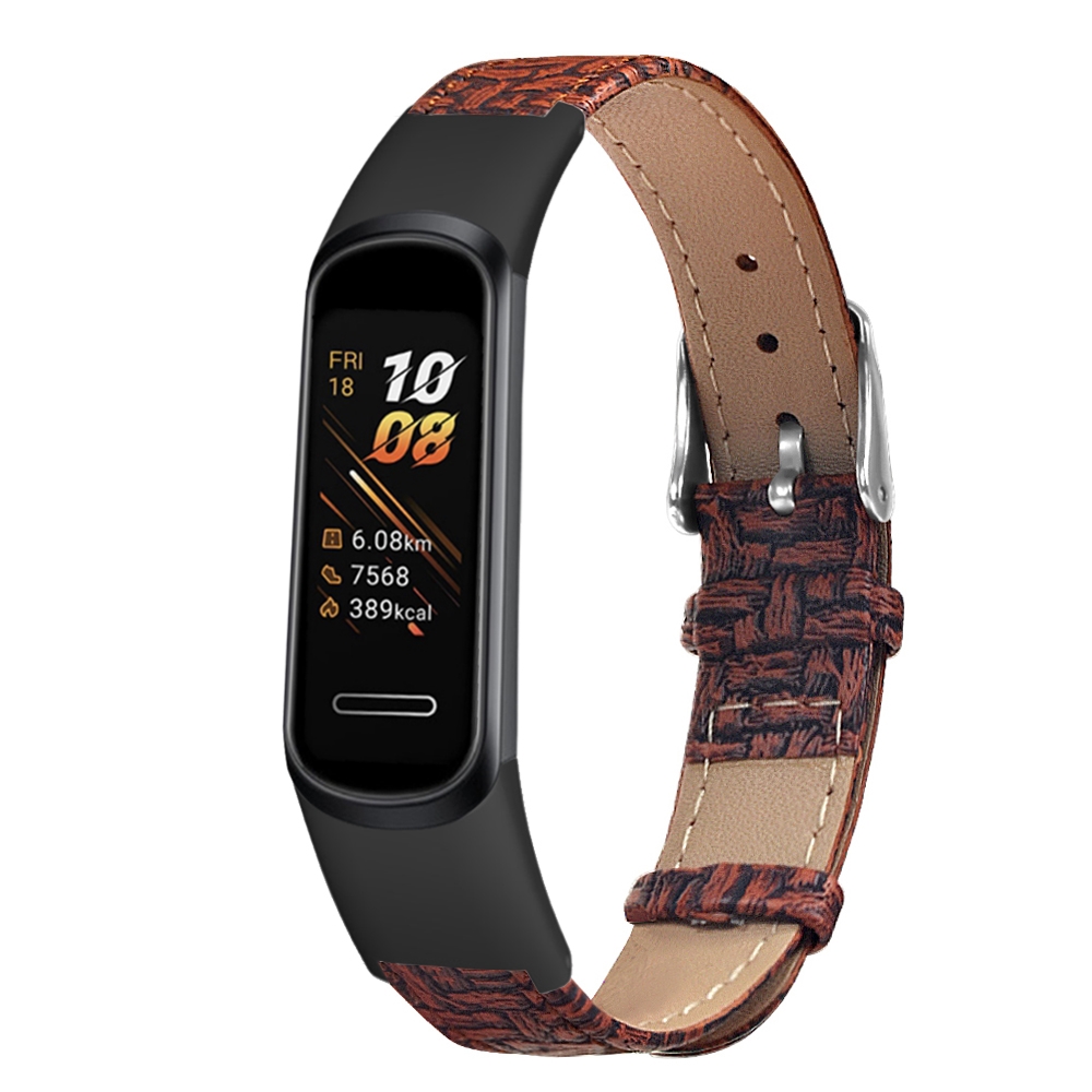 Bakeey-Woven-Pattern-Leather-Watch-Band-Replacement-Watch-Strap-for-Huawei-band-4-Honor-5i-Smart-Wat-1728738-2