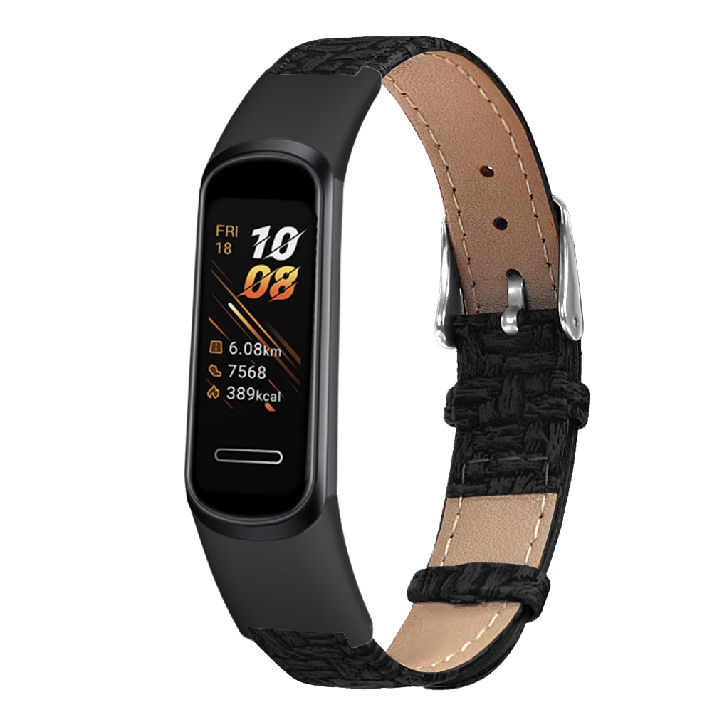 Bakeey-Woven-Pattern-Leather-Watch-Band-Replacement-Watch-Strap-for-Huawei-band-4-Honor-5i-Smart-Wat-1728738-5