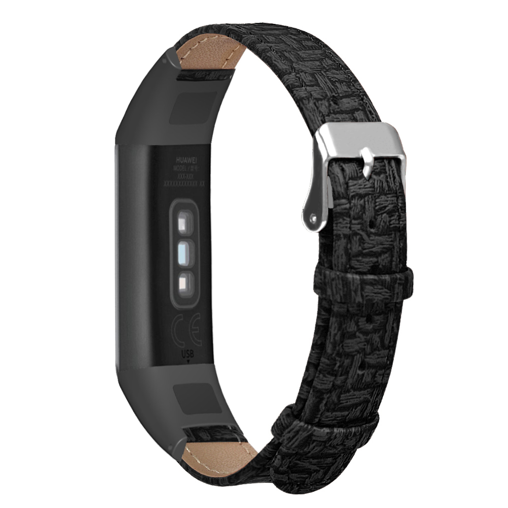 Bakeey-Woven-Pattern-Leather-Watch-Band-Replacement-Watch-Strap-for-Huawei-band-4-Honor-5i-Smart-Wat-1728738-6