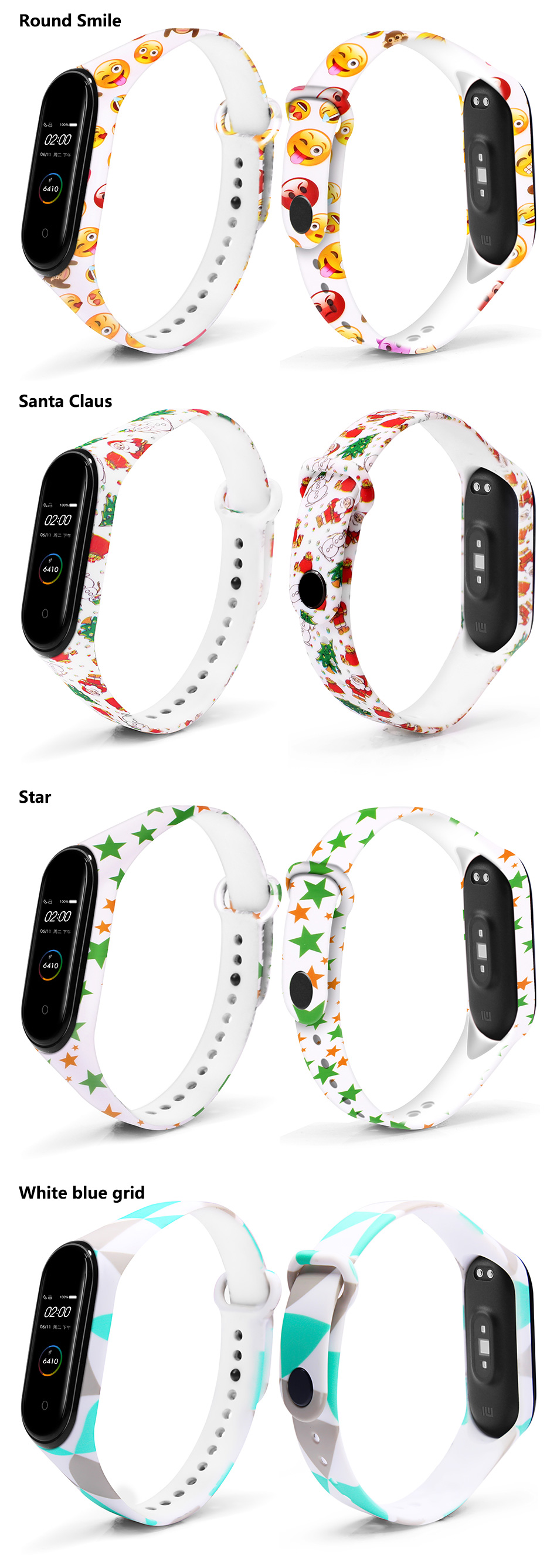 Color-Pattern-Watch-Strap-Watch-Band-for-Xiaomi-Miband-3-Mibnad-4-Strap-Non-original-1576472-2