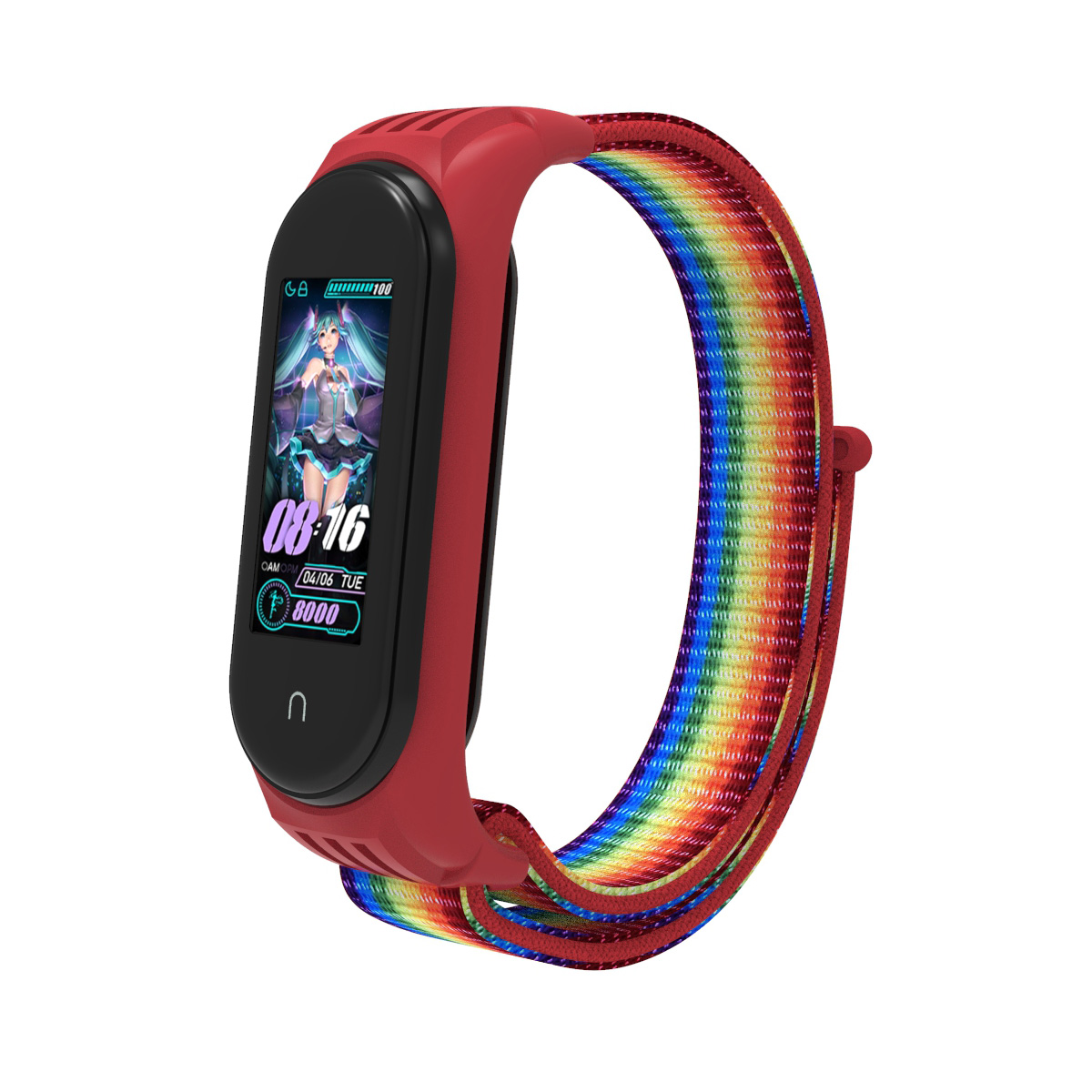 Colorful-Nylon-Watch-Band-Watch-Strap-Replacement-for-Xiaomi-Miband-5-Mi-Band-5--Miband-4--Miband-3--1695923-4
