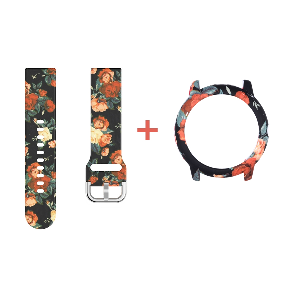 Colorful-Pattern-Watch-Band-Watch-Strap-with-Watch-Case-Watch-Cover-for-Haylou-Solar-LS05-Smart-Watc-1735497-28
