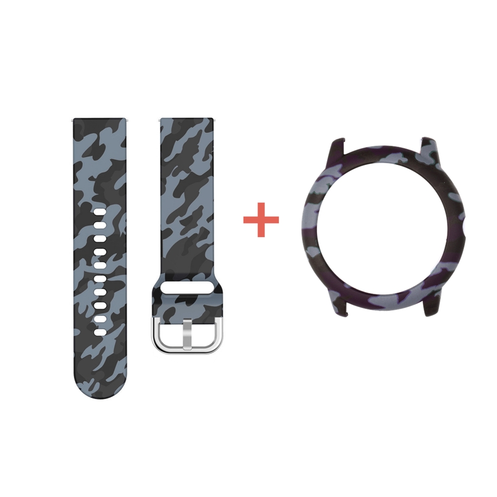 Colorful-Pattern-Watch-Band-Watch-Strap-with-Watch-Case-Watch-Cover-for-Haylou-Solar-LS05-Smart-Watc-1735497-4