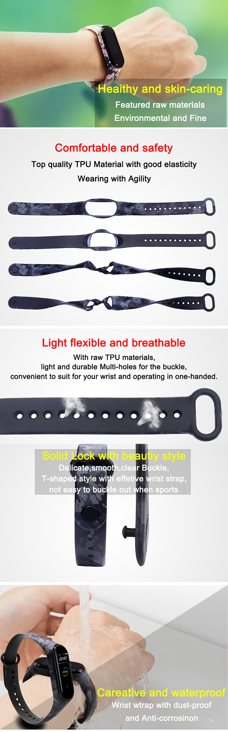 Colorful-Pattern-Watch-Band-Watch-Strp-for-Xiaomi-Miband-4-Miband-3-Non-original-1573745-2