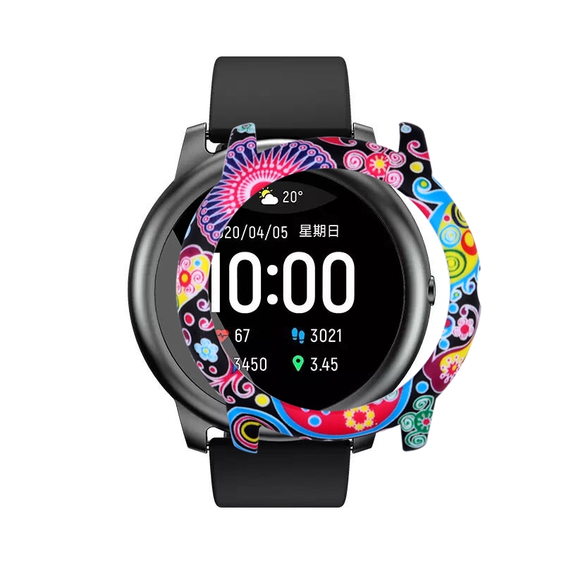 Colorful-Pattern-Watch-Case-Watch-Cover-Case-Cover-Screen-Protector-for-Haylou-Solar-LS05-1735513-25