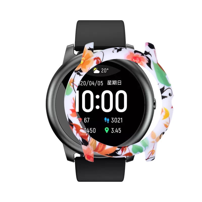 Colorful-Pattern-Watch-Case-Watch-Cover-Case-Cover-Screen-Protector-for-Haylou-Solar-LS05-1735513-28