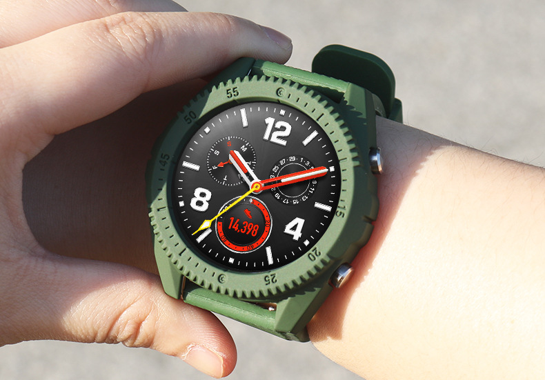 Colorful-Silicone-Watch-Band-PC-Watch-Case-for-Huawei-Watch-GT-1489895-2
