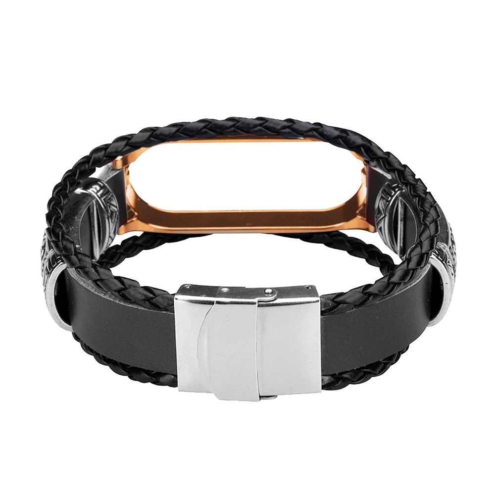 DIY-Leather-Metal-Case-Watch-Band-Watch-Strap-for-Xiaomi-Miband-5-Mi-Band-5-NFC-Non-original-1732829-11