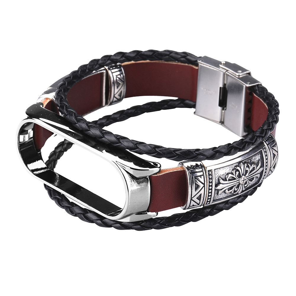 DIY-Leather-Metal-Case-Watch-Band-Watch-Strap-for-Xiaomi-Miband-5-Mi-Band-5-NFC-Non-original-1732829-25