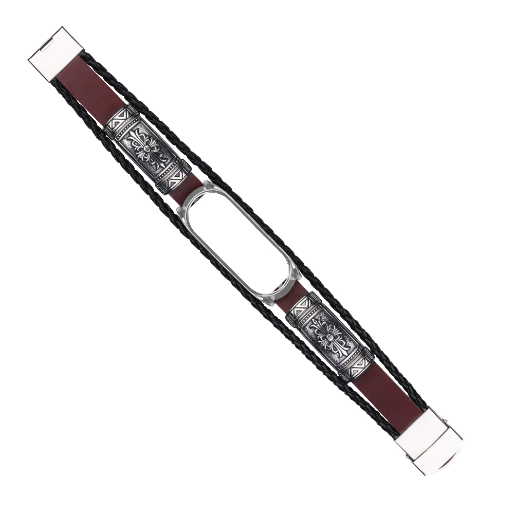 DIY-Leather-Metal-Case-Watch-Band-Watch-Strap-for-Xiaomi-Miband-5-Mi-Band-5-NFC-Non-original-1732829-27