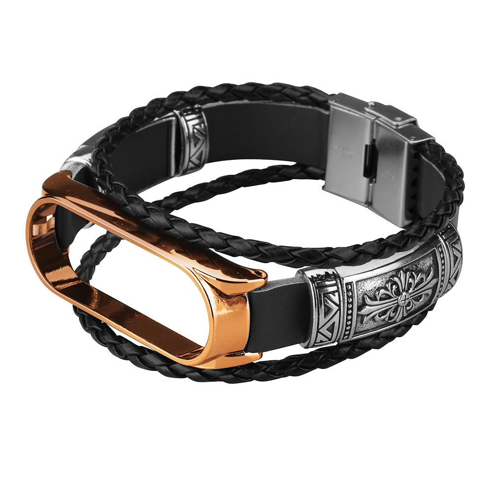 DIY-Leather-Metal-Case-Watch-Band-Watch-Strap-for-Xiaomi-Miband-5-Mi-Band-5-NFC-Non-original-1732829-8