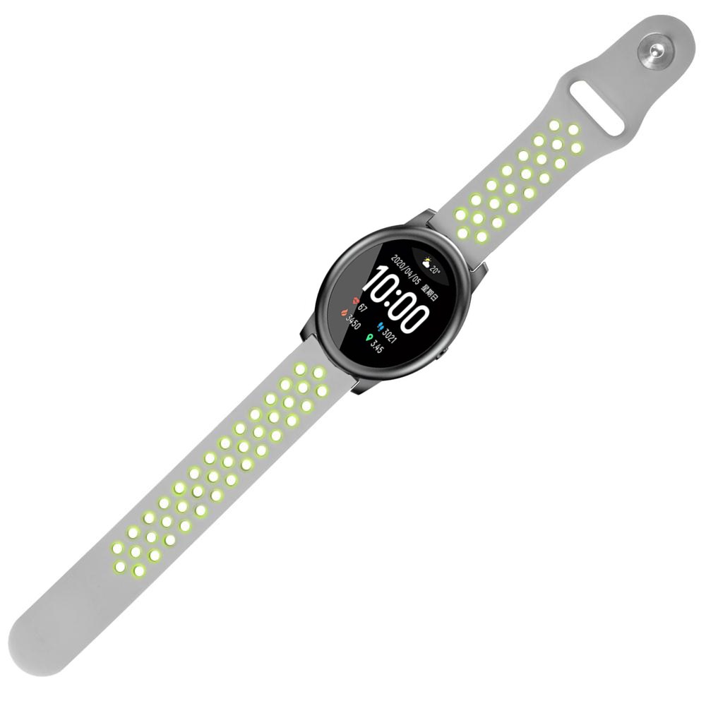 DUX-DUCIS-22mm-Two-color-Porosity-Silicone-Reverse-Buckle-Strap-Smart-Watch-Band-For-Xiaomi-Haylou-S-1705560-8