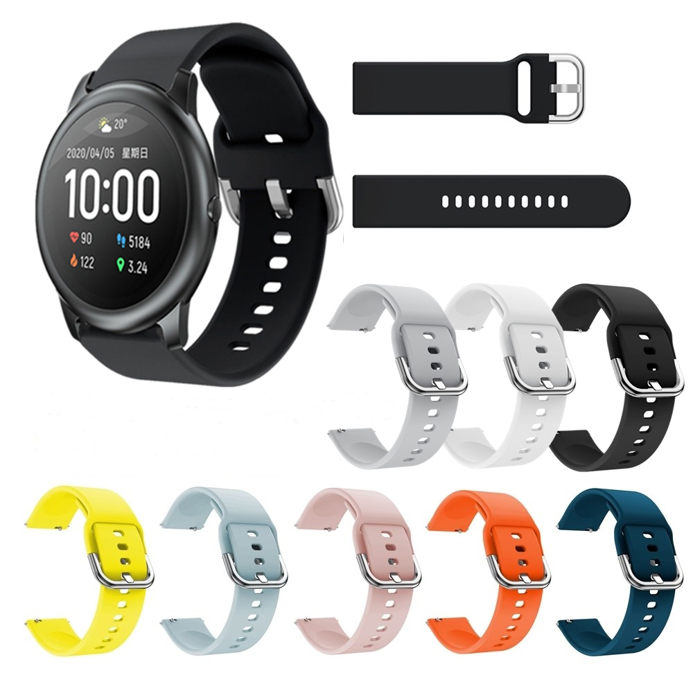DUX-DUCIS-22mm-Vigor-Colorful-Silicone-Smart-Watch-Band-Replacement-Strap-For-Xiaomi-Haylou-Solar-No-1705542-1