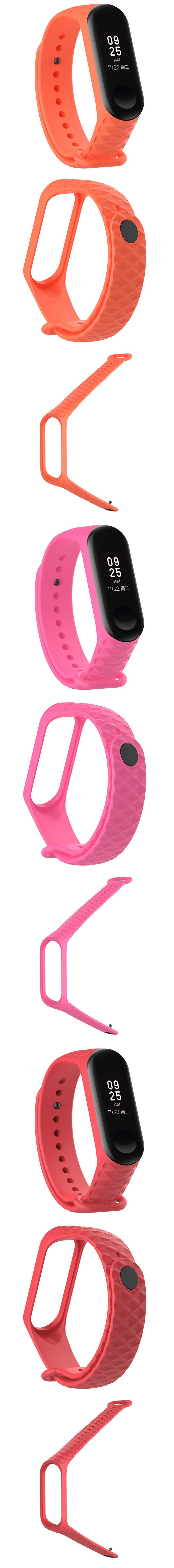Diamond-Grain-Silicone-Strap-Replacement-Sport-Watch-Band-for-Xiaomi-Miband-3-1312911-5