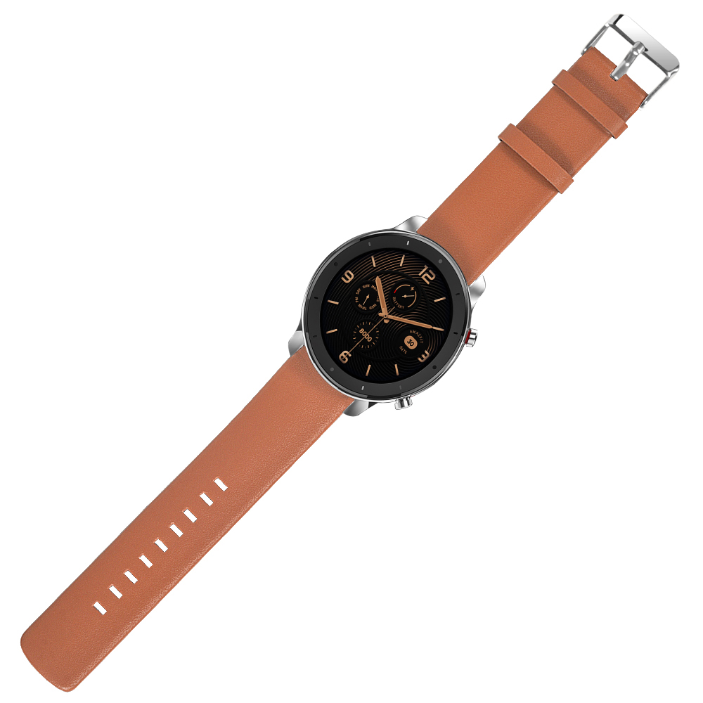 Double-sided-Leather-Watch-Band-Watch-Strap-Replacement-for-47mm-Amazfit-GTR-Smart-Watch-1549244-4