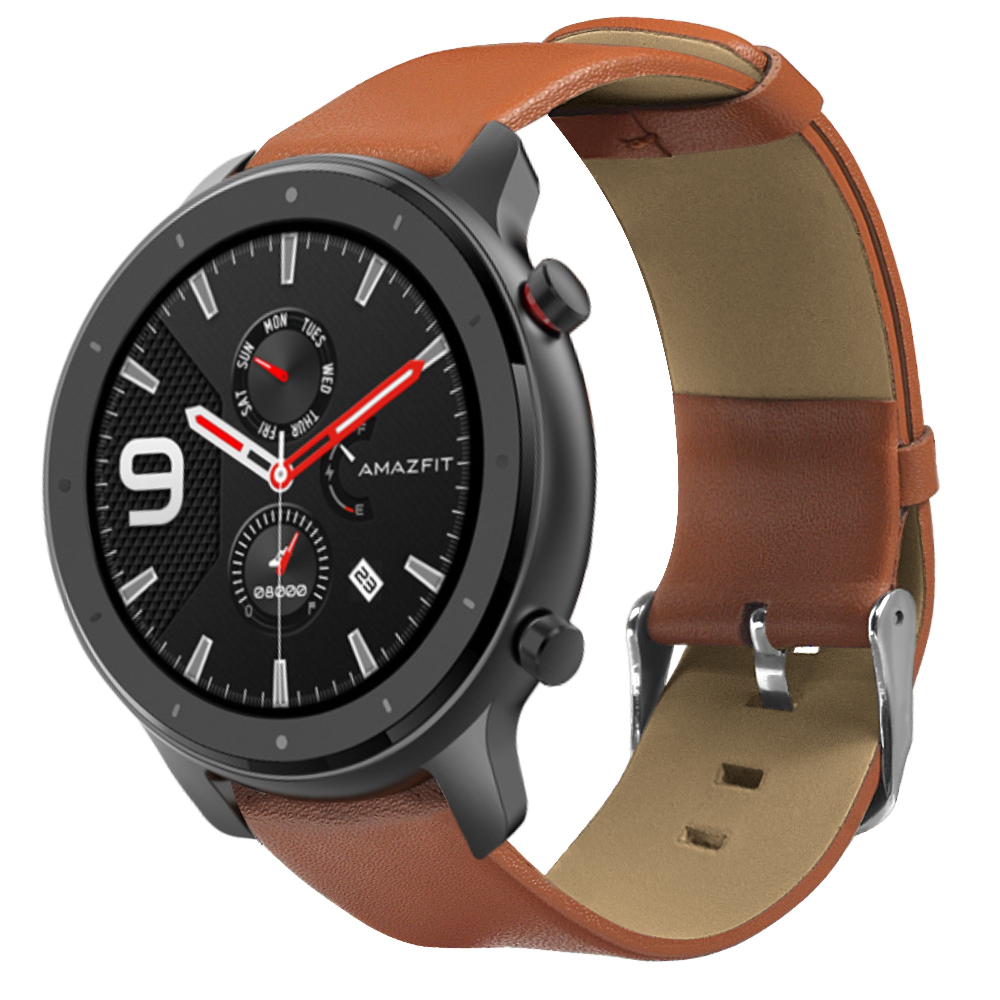 Double-sided-Leather-Watch-Band-Watch-Strap-Replacement-for-47mm-Amazfit-GTR-Smart-Watch-1549244-7