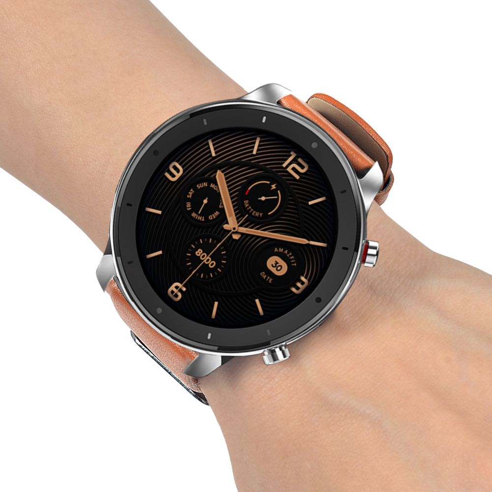 Double-sided-Leather-Watch-Band-Watch-Strap-Replacement-for-47mm-Amazfit-GTR-Smart-Watch-1549244-8