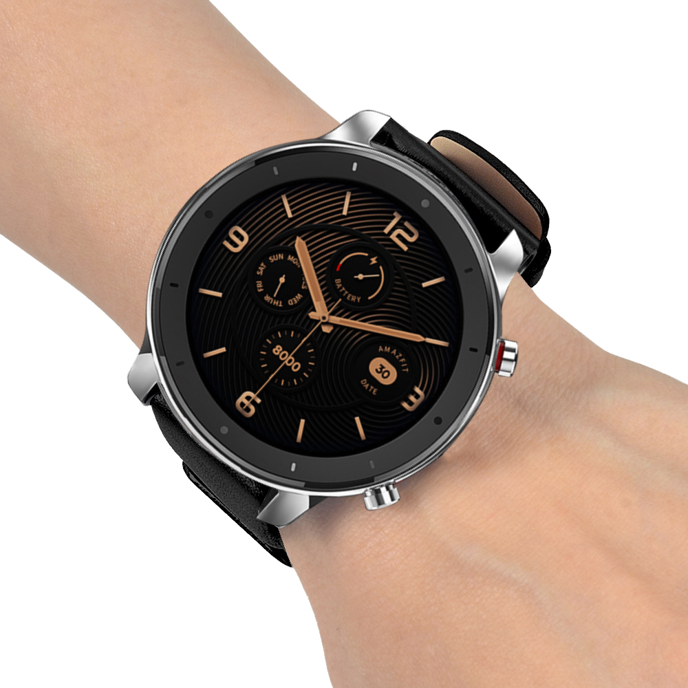 Double-sided-Leather-Watch-Band-Watch-Strap-Replacement-for-47mm-Amazfit-GTR-Smart-Watch-1549244-9